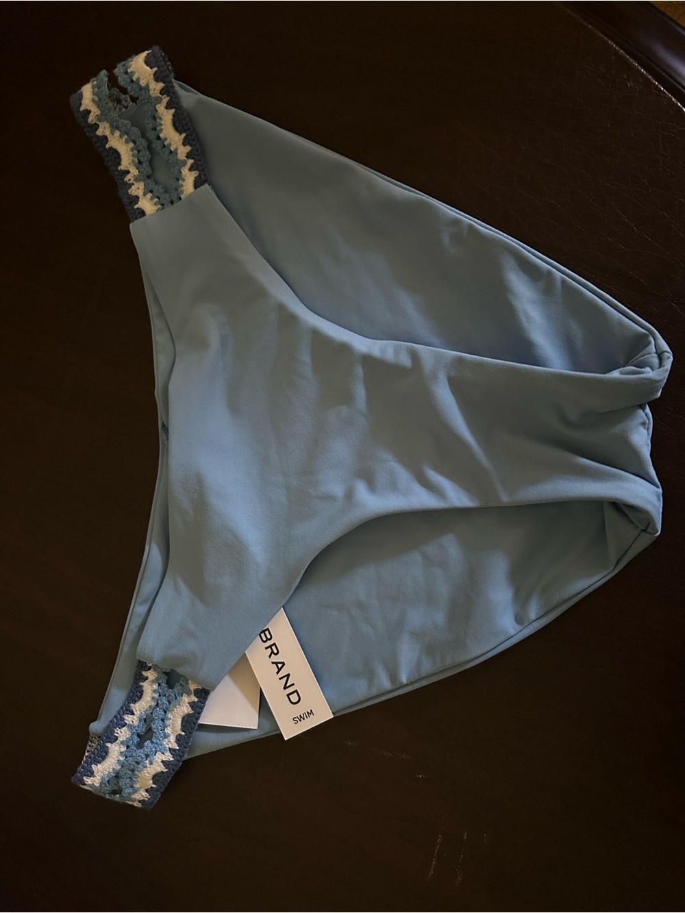 Lucky Brand NWT Blue Bikini bottoms size Medium